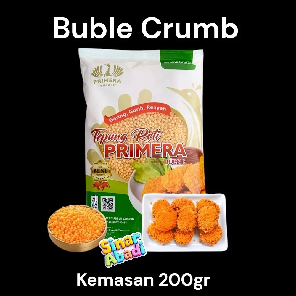 Primera Buble Crumb/ Tepung Roti Bubble Crumb / Crumb nugget 200gr