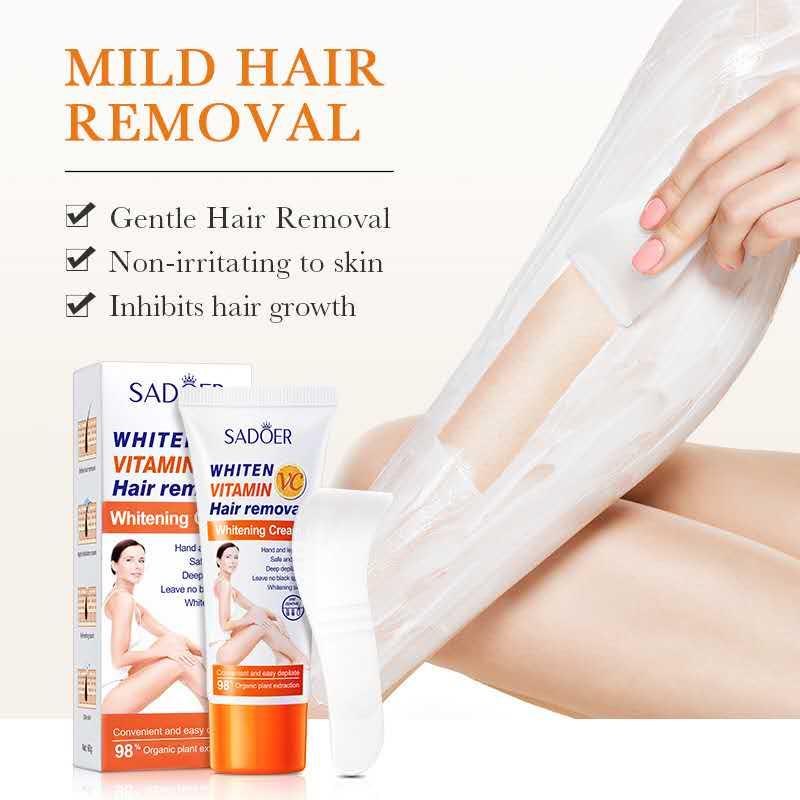 Product Introduction of SADOER Whitening Vitamin Hair Removal VC - Body Care Wax 8