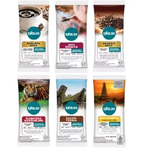 ECERAN - EXCELSO COFFE KOPI SINGLE SERVING ROBUSTA GOLD / ARABICA GOLD / SUMATERA MANDHELING / KALOSI TORAJA / JAVA ARABICA / BALI ARABICA (1 SACHET)