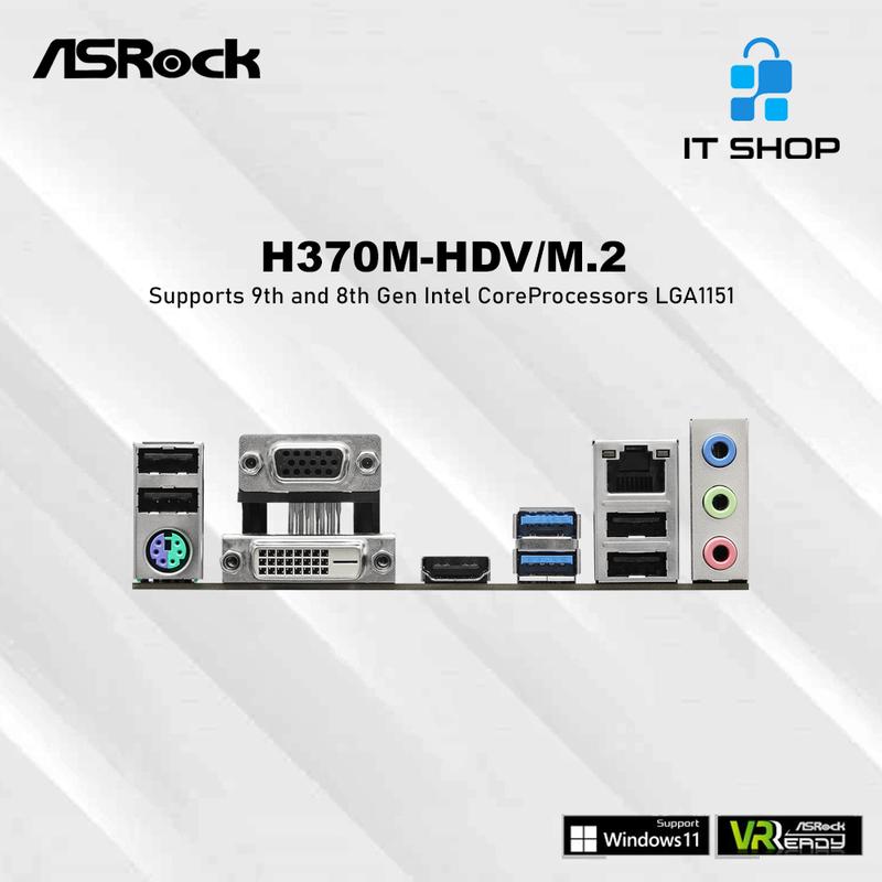 Motherboard Asrock H370M-HDV M.2 LGA1151 - DDR4 2