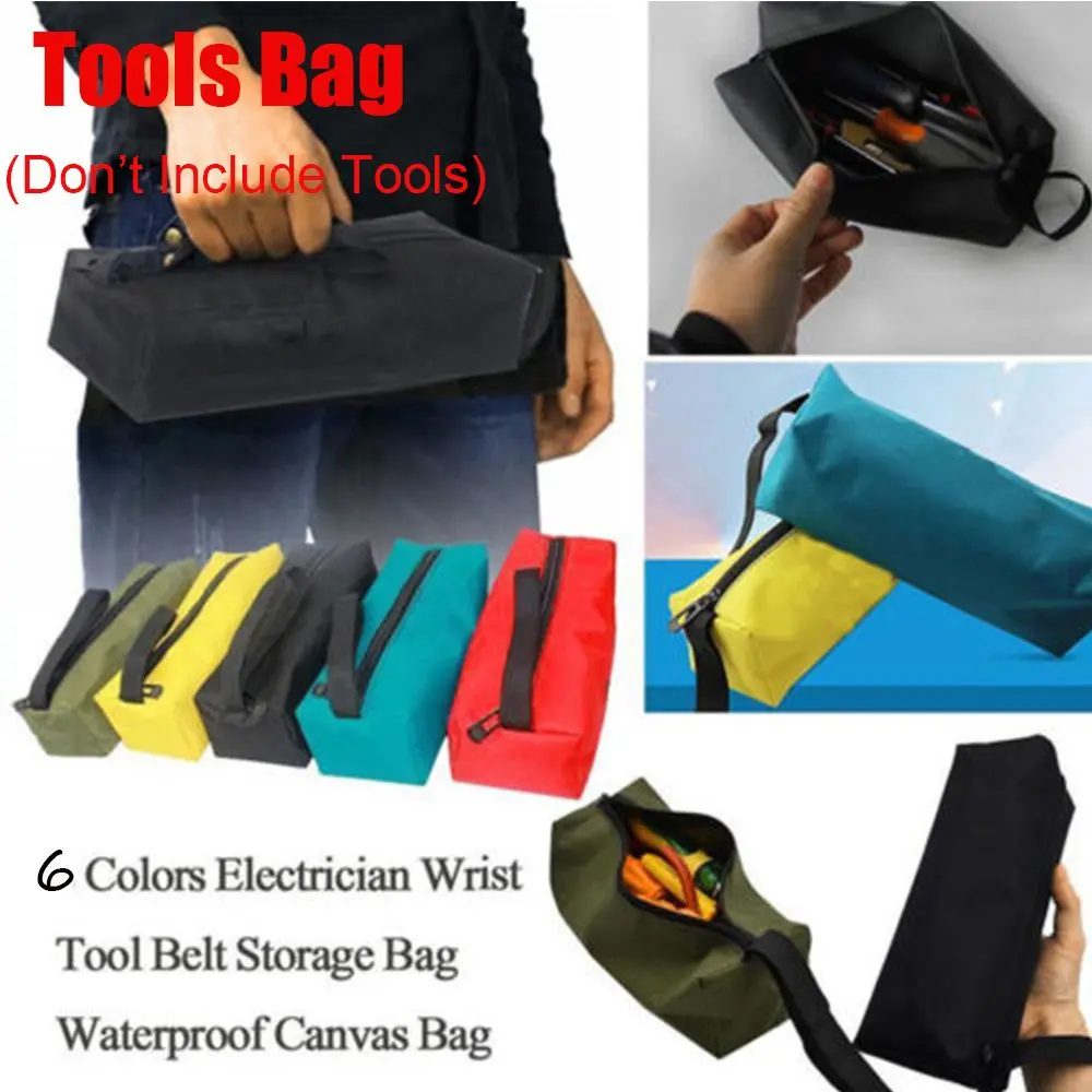 Convenient Pouch  Electrician  Small Parts Organize  Hand Plumber Cases  Zipper Storage Repair Tool Bag