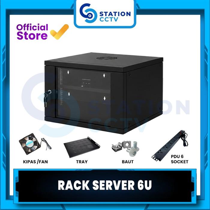 Promo Wallmount Rack 6U / Rak Server Single Door 6U - Jakarta Pusat ...
