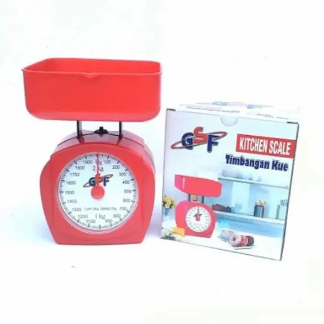 timbangan kue serbaguna Kitchen Scale Analog / Manual GSF kapasitas 2 KG GSF-4016