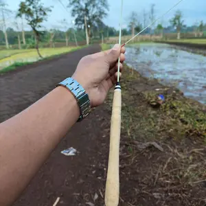 joran wader fiber optic super lentur