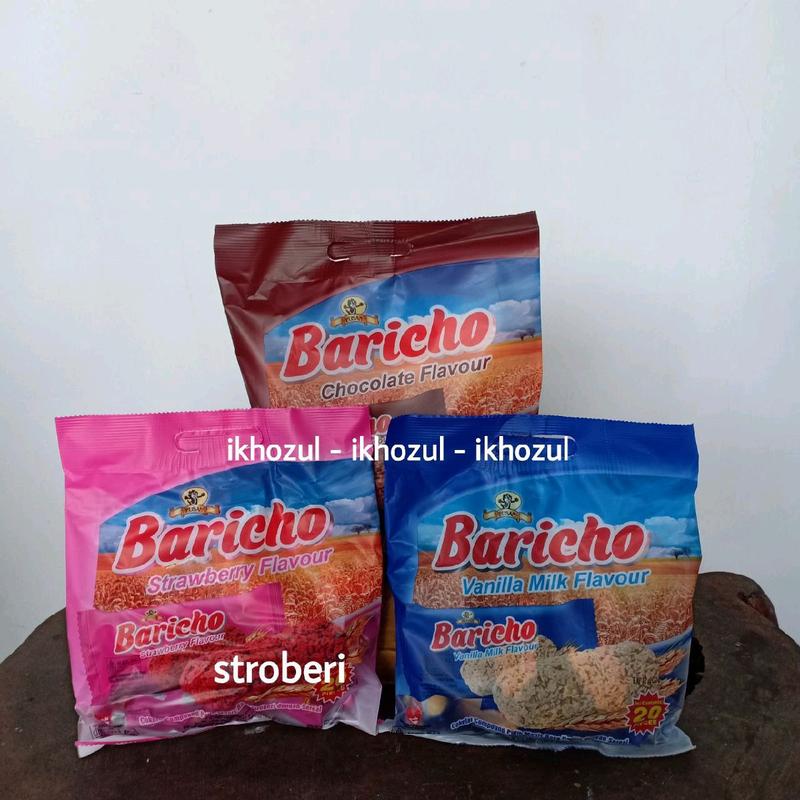 Baricho Isi 20 Rasa Cokelat, Stroberi, dan Vanila, Free Kardus 1