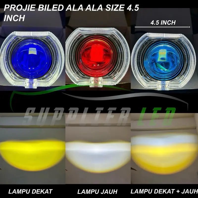 LAMPU PROJIE BILED DAYMAKER 4.5 Inch 30 WATT 5 KABEL biled  ala ala 0