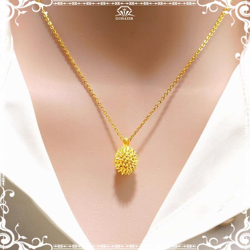 COD Gaya baru  Kalung wanita perhiasan emas  Gaya busana  Kalung wanita anti korosi  Aksesoris wanita  Hadiah  C7X 6
