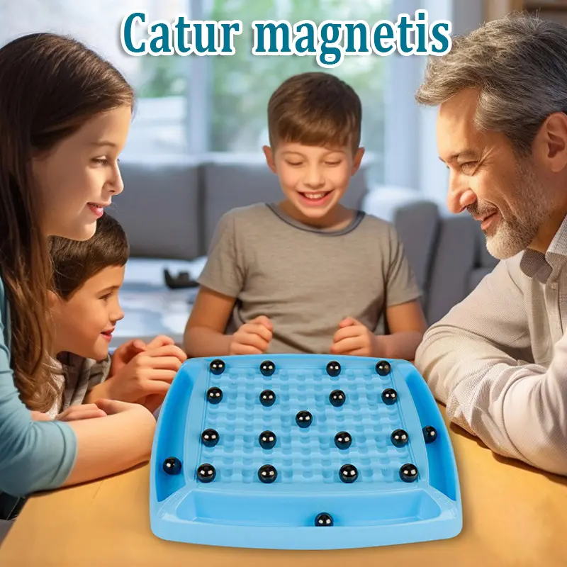 20/30/40 PCS Chess Game Mainan Anak Magnet Catur Chess Board Permainan Papan Magnetik Pertempuran Magnetic