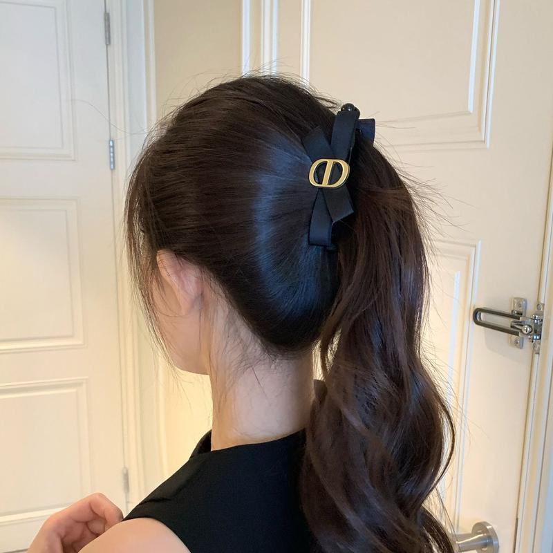  A171 kẹp dọc phồng tóc nơ chéo sang chảnh 