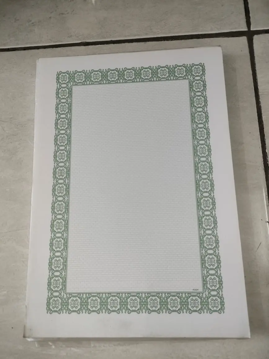 [10 lembar] Kertas Piagam Kosongan A4
