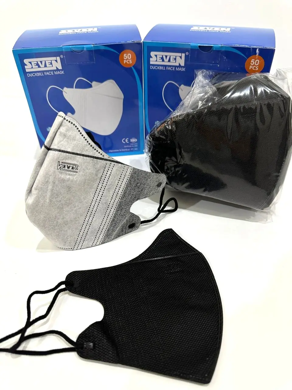 Masker Seven Duckbill 4ply / Masker Duckbill Facemask 4 ply