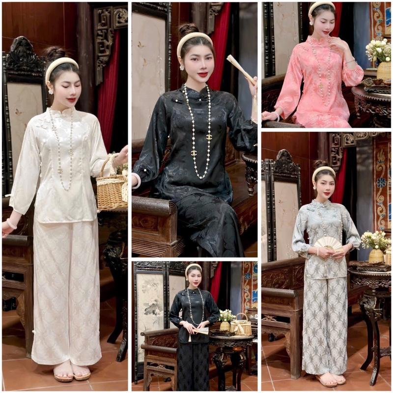 Lót hầu An Yên-Pháp Phục Việt Ngọc Minh Châu Bộ quần áo đi chùa Nữ