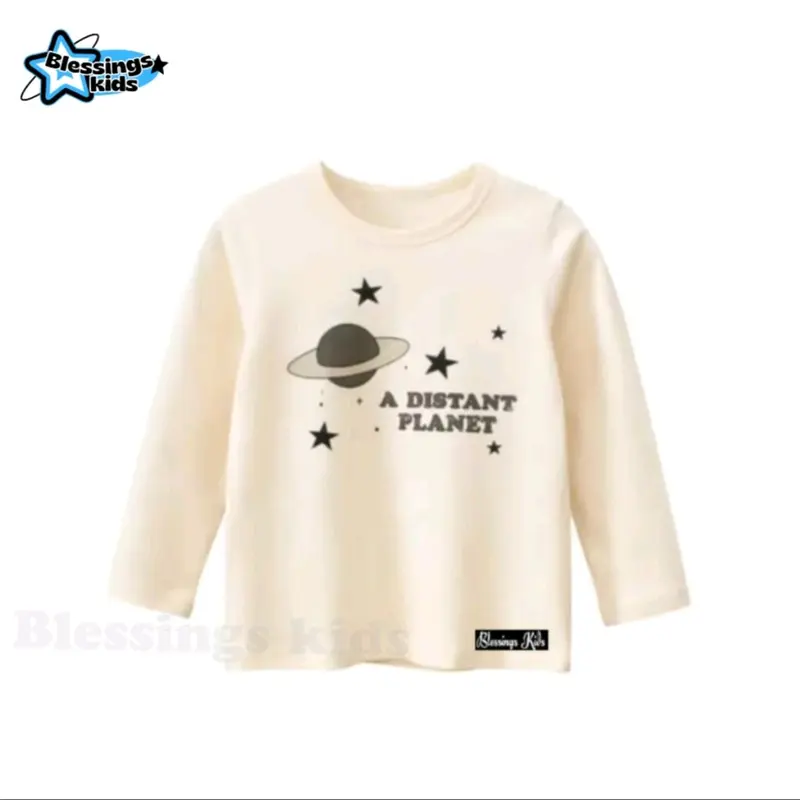 Kaos distro anak laki-laki master lengan panjang premium 100% katun kombed 30s untuk usia ideal 1-10 tahun Cotton Combed 3