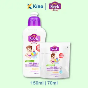 Sleek Sabun Cuci Botol Susu Bayi 70ml 150ml SLEEK Botol Nipple Cleanser
