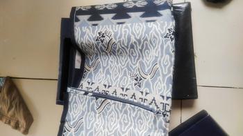 Product Review of Sarung Tenun Al-Wafiq Bahan Katun Motif Batik Songket Pria Dewasa Santri Muslim Kain Hitam from k**g 1