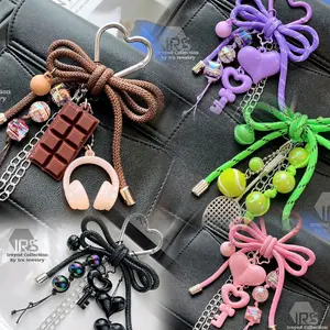 Charm Gantungan Tas Sweet & Sporty Edition Bag Charm OOTD untuk Handbag Sling Bag Tote Bag Backpack Tas Kerja Detail Rapi Cantik Mewah