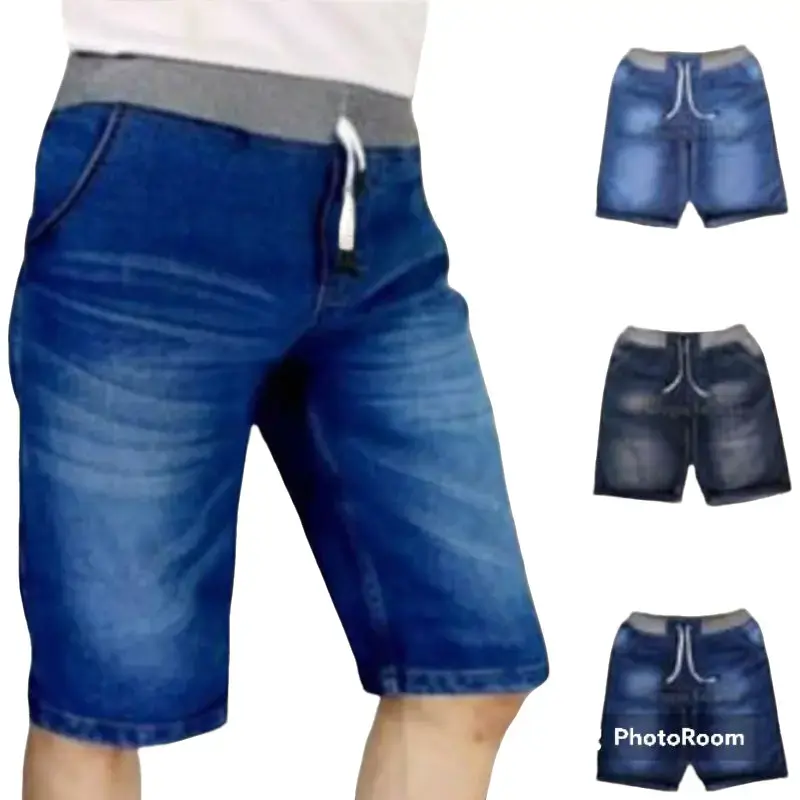 PROMO 100 DAPAT 3PCS CELANA PENDEK JEANS DEWASA/Celana Jeans Denim Pria Murah