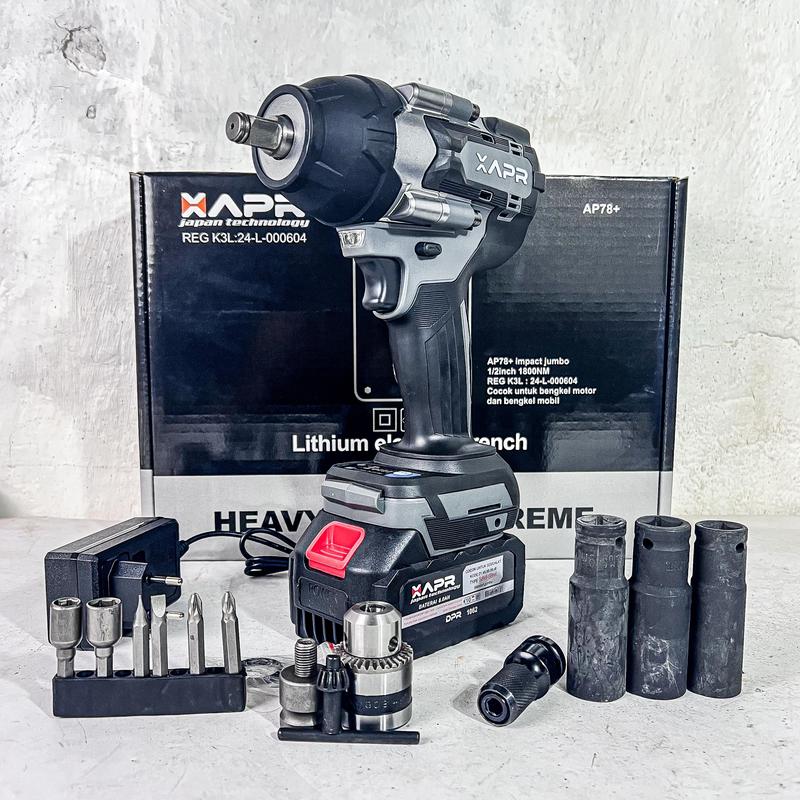 APR JUMB0 AP78+ 99V 1800NM 1/2inch fullset 1BATERAI 10CELL mesin - Shop ...