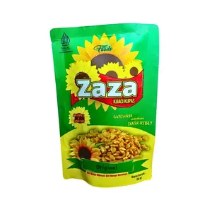 Zaza Kuaci Kupas Panggang - Biji Bunga Matahari 50gr, Camilan Sehat & Topping Makanan/Minuman - Asin