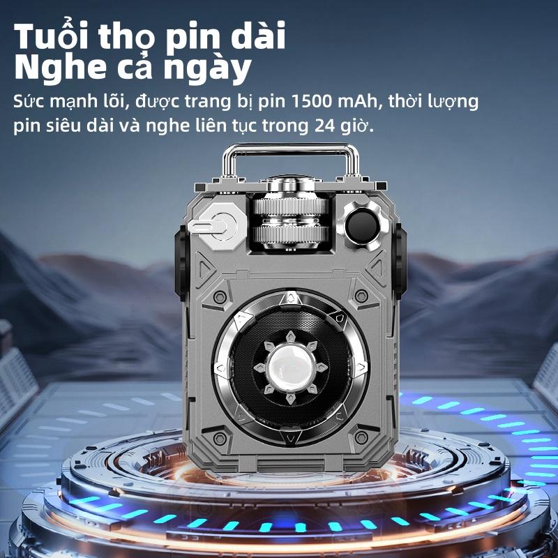  Loa Bluetooth mini thiết kế độc đáo mới nhất pin 1500mAh tích hợp loa Bluetooth chống nước Bluetooth 5.3 