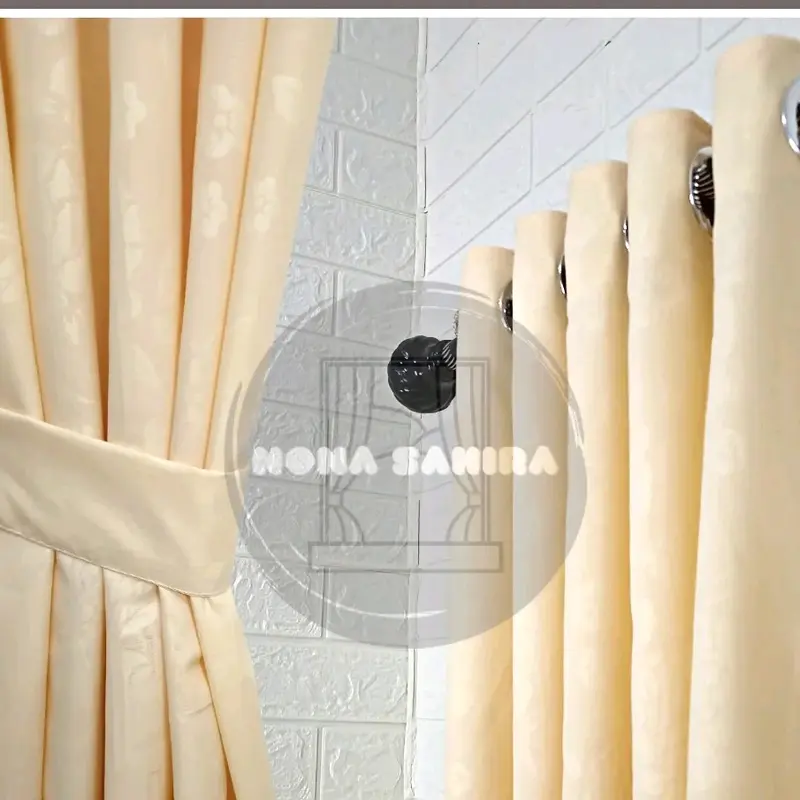 GORDEN PENDEK JENDELA SMOKRINGg RING 10 GORDEN JENDELA KAMAR DAN JENDELA TAMU Kain Katun Curtain 1