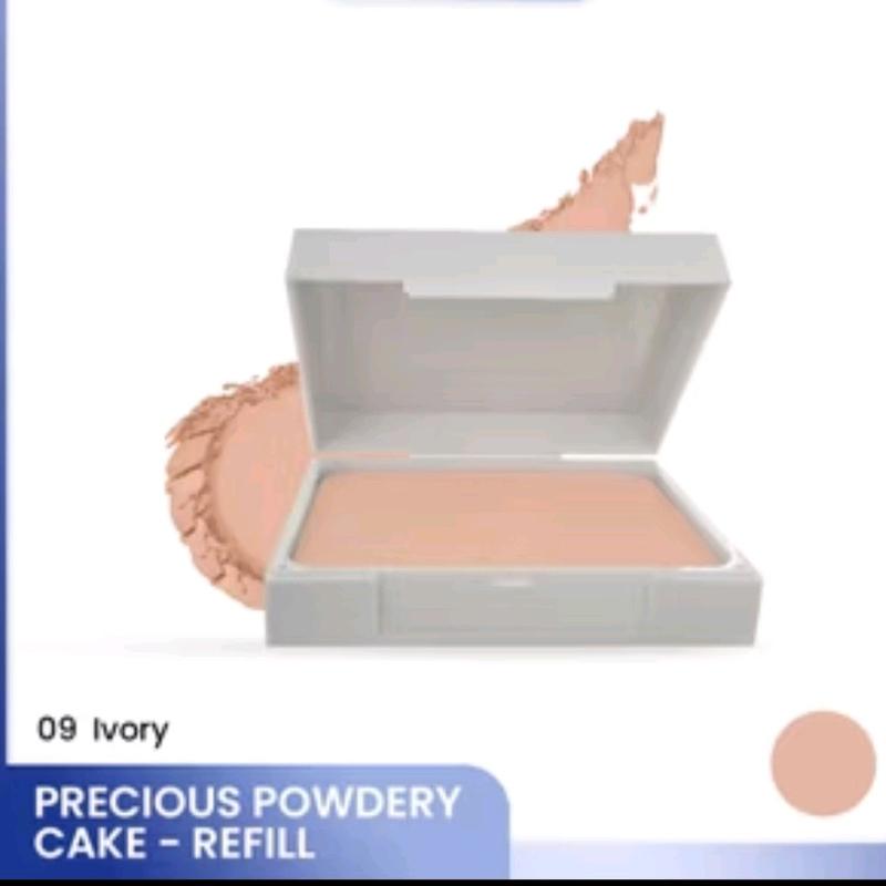 Inez Refill Precious Powdery Cake - Bedak plus foundition Waterproof 5