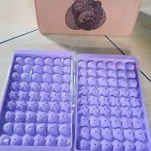 1 PCS Cetakan Jelly Kombinasi Mix 3 Motif Star Love Ball 54 lubang / Warna Warni Kitchenware / Cetakan es batu - buah - viral