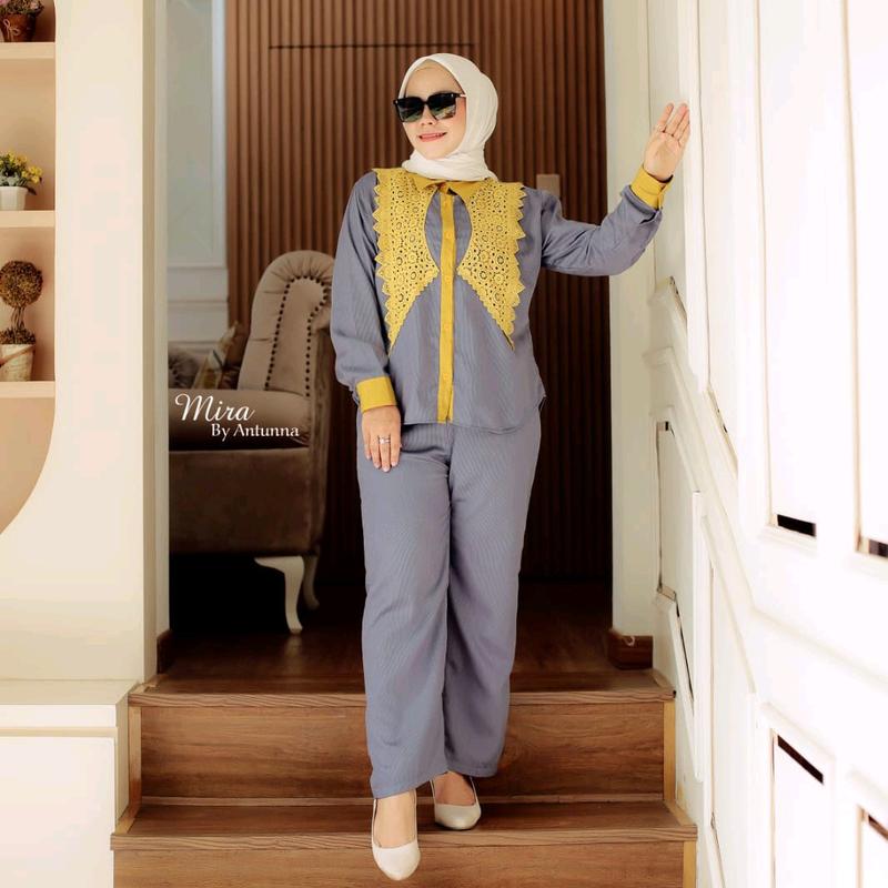 AZIZA SANA SAMIRA SET CELANA BY ANTUNNA Setelan Wanita 5