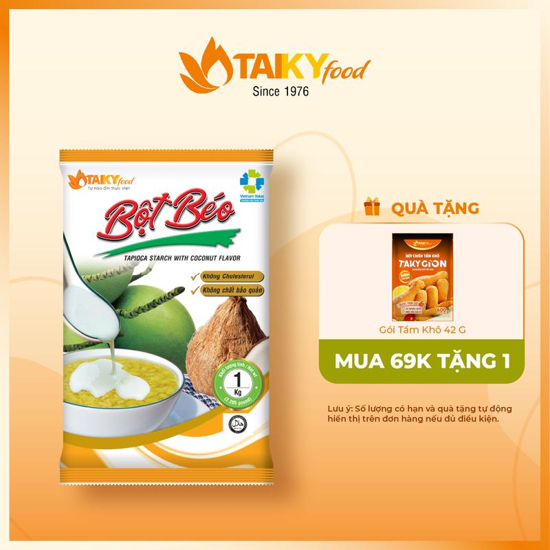 Bột béo vàng Tài Ký 1kg -Tạo thêm mùi thơm cốt dừa cho bánh