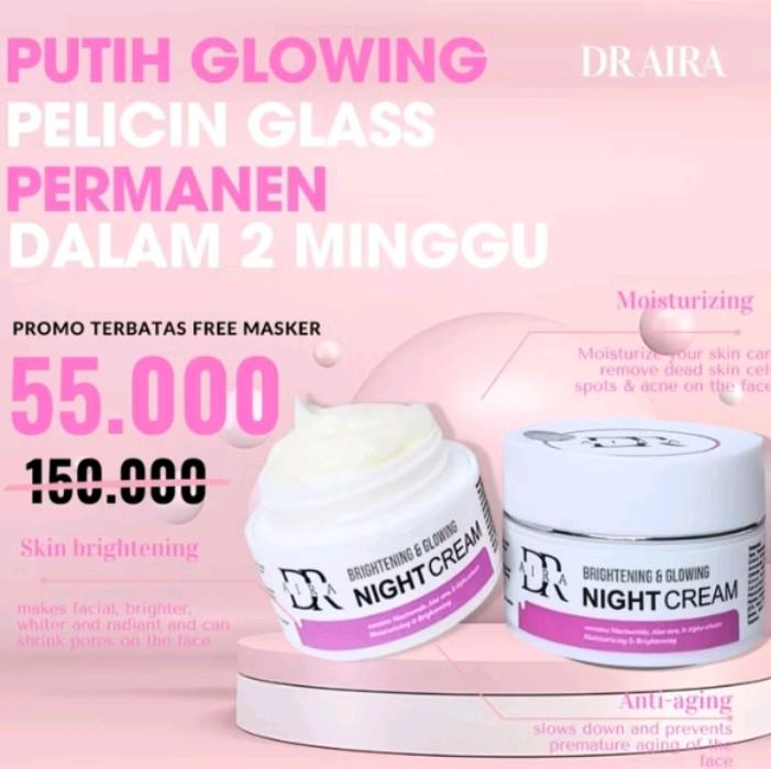 COD PEROMO 1 PAKET DR AIRA CREAM SIANK MALAM MEMBERSIHKAN FLEK HITAM MEMUTIHKAN DAN MEMBERSIHKAN BEKAS JERAWAT 2