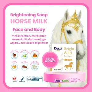 Duzi Skin - Sabun Susu Kuda - Bright Wild Bar Soap Horse Milk Paket