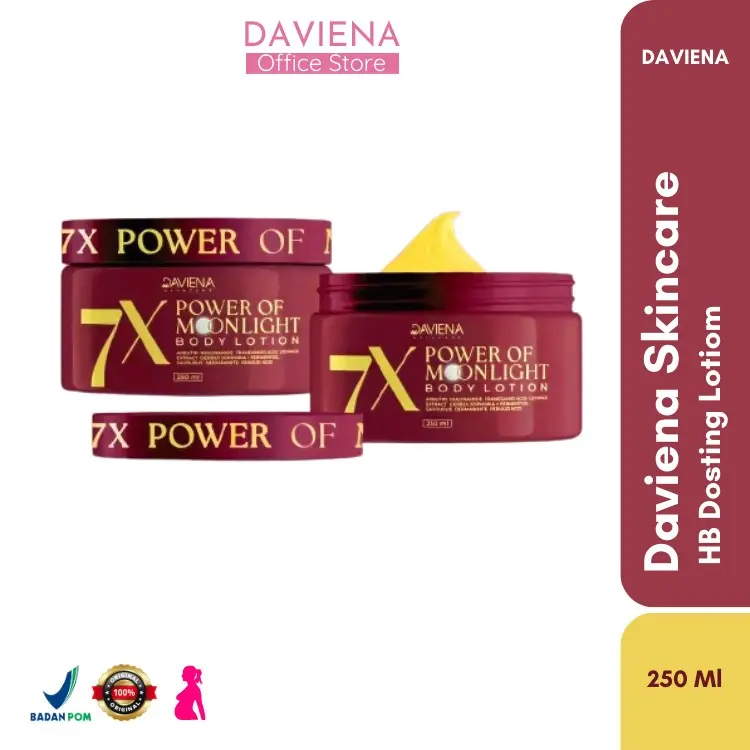 BODYLOTION POWER MOONLIGHT hb dosting Daviena skincare 1