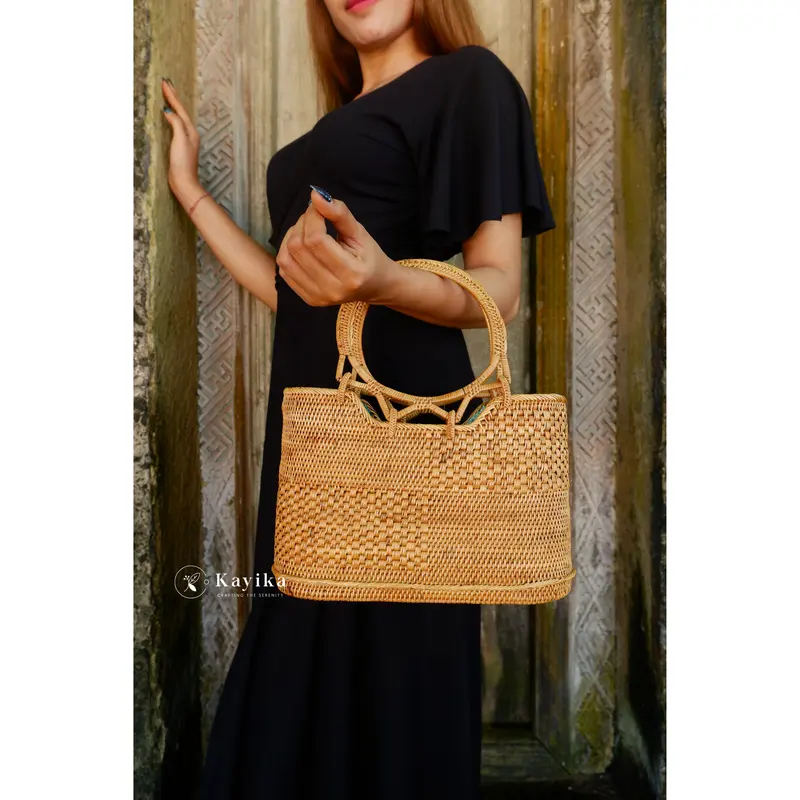 Tas Rotan Bali, Rotan Monang - Maning, 100% Handmade Khas Bali, Anyaman Khas Bali 6