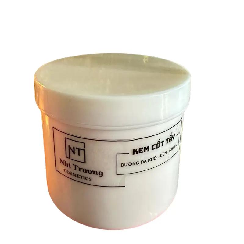 Kem cốt tẩy khử vàng 500gr (dùng được ngày và đêm , dành cho da khô, đen , chai lì 500gr)da mỏng nên xài không cần ủ cũng trắng ( không bết nha )