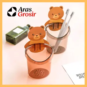 ARAS GROSIR - Tempat Wadah Sabun sikat gigi Serba guna Kamar mandi