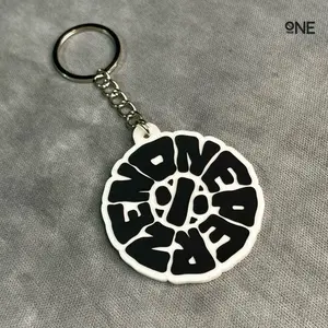 REAL ONEPERZEN KEYCHAIN ROUND