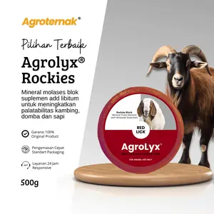 Mineral Blok RED LICK Rockies Molases Block Hewan Ternak Kambing Domba & Sapi