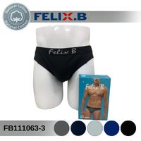Gambar Felix.B Men's Underwear Celana Dalam Pria  Brief FB111063-31 Isi 3 Pcs - XXL dari FELIX.B Kota Administrasi Jakarta Barat 3 Tokopedia