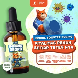 Clever Solutions - Immuno Drops 10ML Suplemen Penambah Daya Tahan Tubuh Kucing Mencegah Sakit