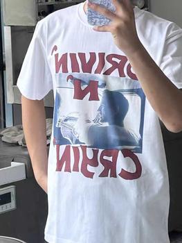 Product Review of Novators studio  Rock Minimalis Vintage Cetak Hip Hop Premium Leher bulat, longgar, atasan lengan pendek kaos from J**o 0