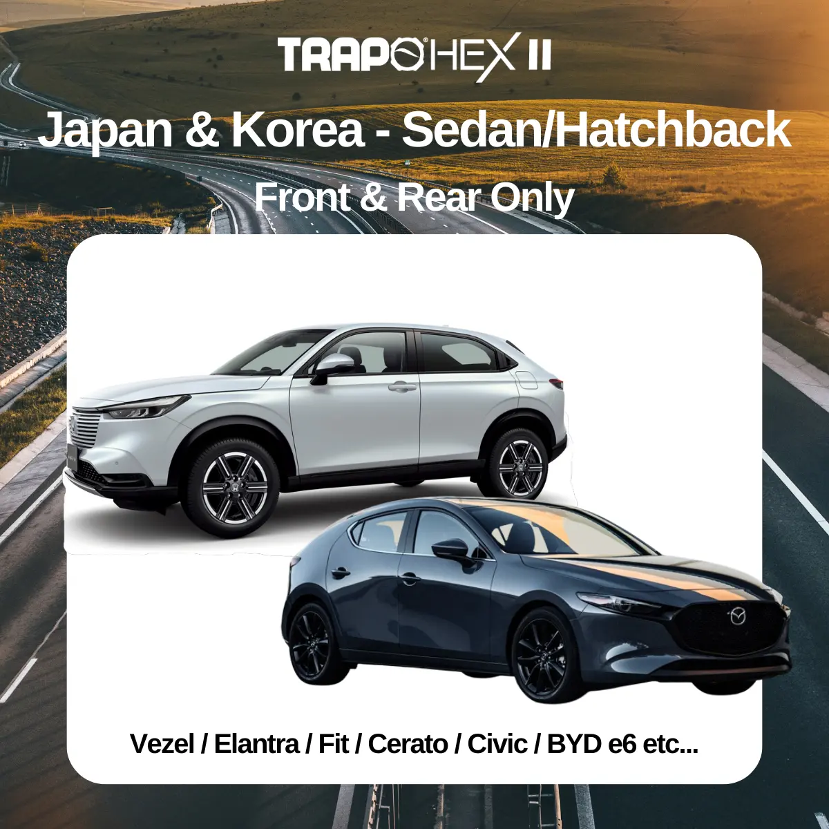 Trapo Hex II Accessories Car Mat | Anti-Slip | Premium | trapo all dust | waterproof | light-weight | easy to clean | 5 year warranty