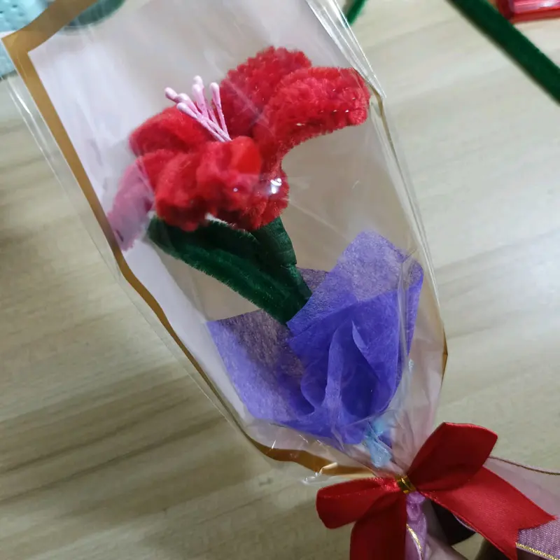 PIPE CLEANER bunga kawat single simple mini buket vol. 2 3