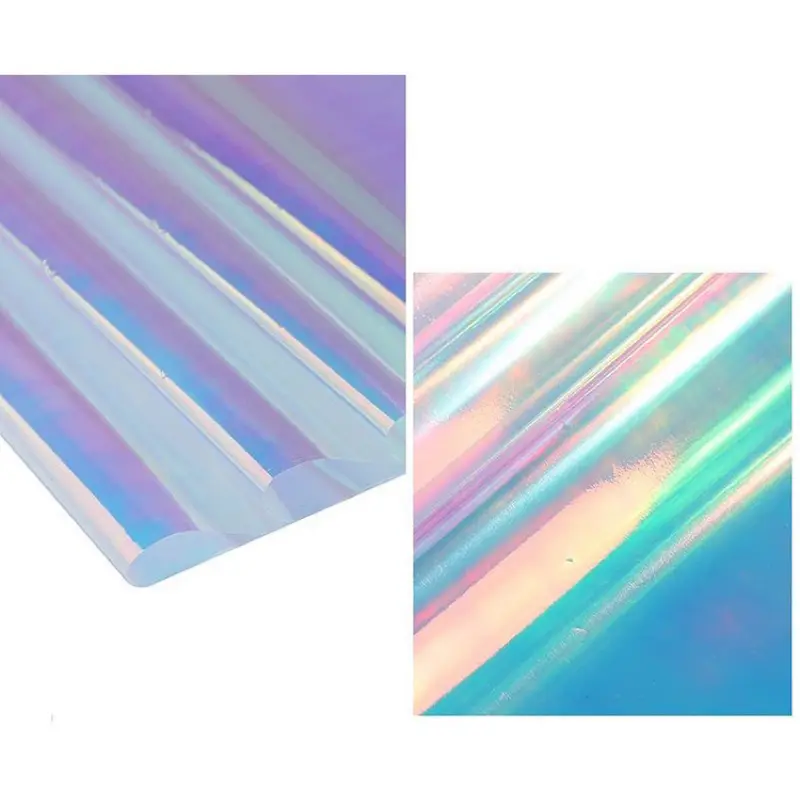 *5 LEMBAR* Kertas Buket Clear Hologram No Color Paper (58x58cm) Flower Wrapping Cellophane Hologram Bening untuk Bucket Bunga Snack Wisuda / Krtas Celophane Chellophane 2
