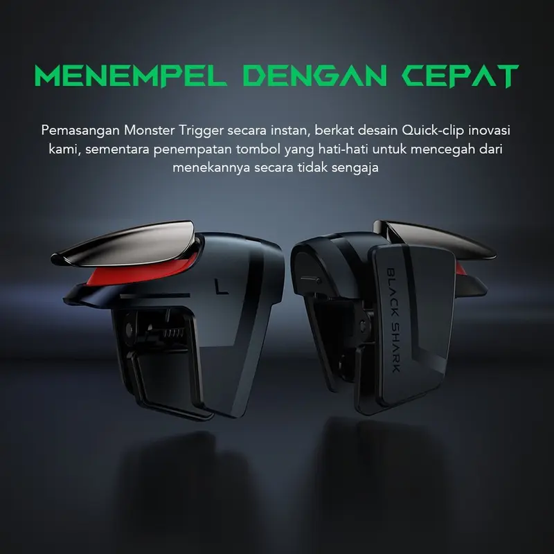 Black Shark Monster Gaming Trigger Controller Gaming pu-bg FF 4