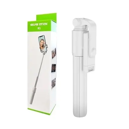 Tongsis Tripod R1 Bluetooth Remote Shutter 3 in1 Mini Tongkat Narsis Monopod Remot Wireless 3