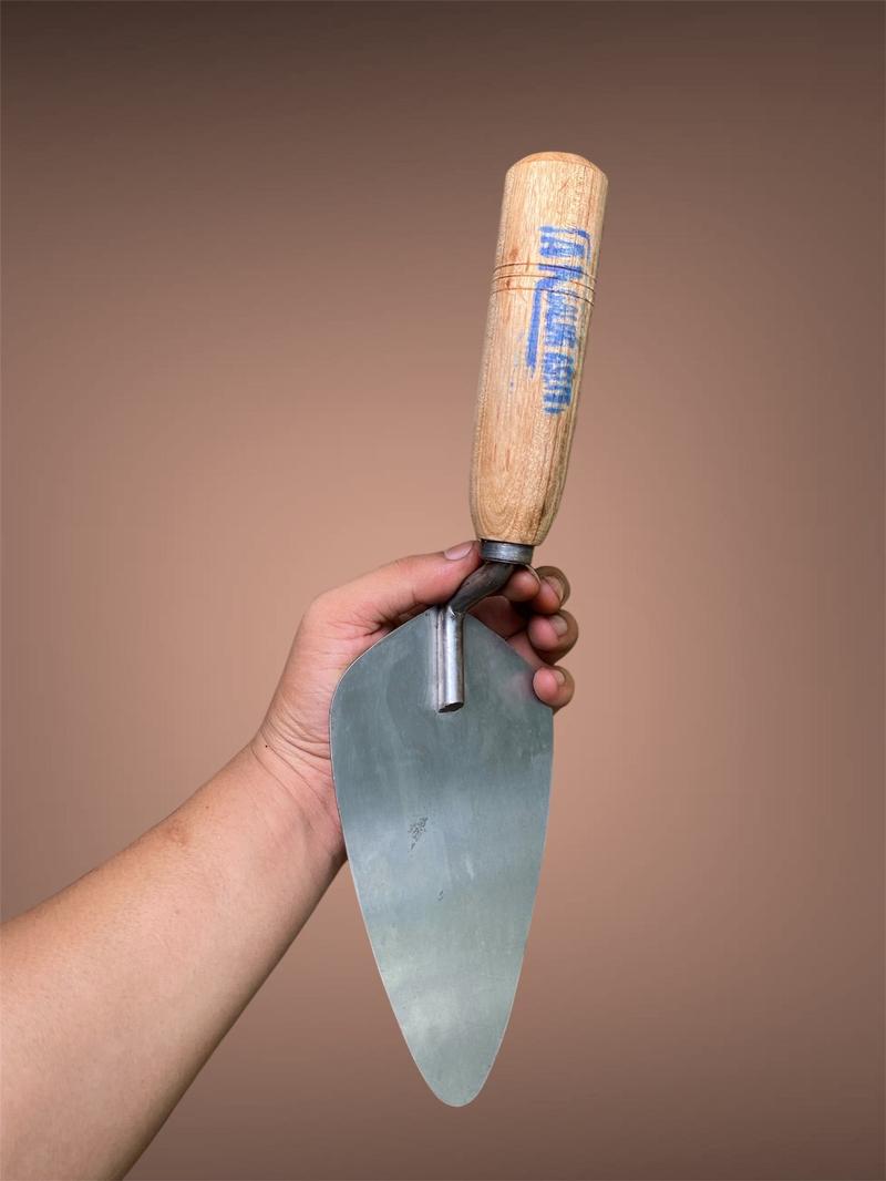 Product Introduction of Sendok Semen Cetok Galur Asli Paku Keling 4 Ukuran 18cm Oval - Alat Konstruksi Baja Berkualitas - Bangunan 7