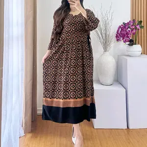 Daster Busui Kancing Bumil Bahan Rayon Adem dengan Tali Samping - Ibu Hamil Sleting Katun