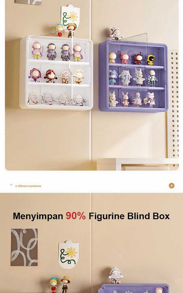 【COD】Kotak Pajangan Transparan / Rak Dinding Minimalis Modern untuk Mainan / Etalase Figura Akrilik / Rak Kosmetik Gantung / Kabinet Dinding Blind Box 【COD】Kotak Pajangan Transparan / Rak Dinding Minimalis Modern untuk Mainan / Etalase Figura Akrilik / Rak Kosmetik Gantung / Kabinet Dinding Blind Box