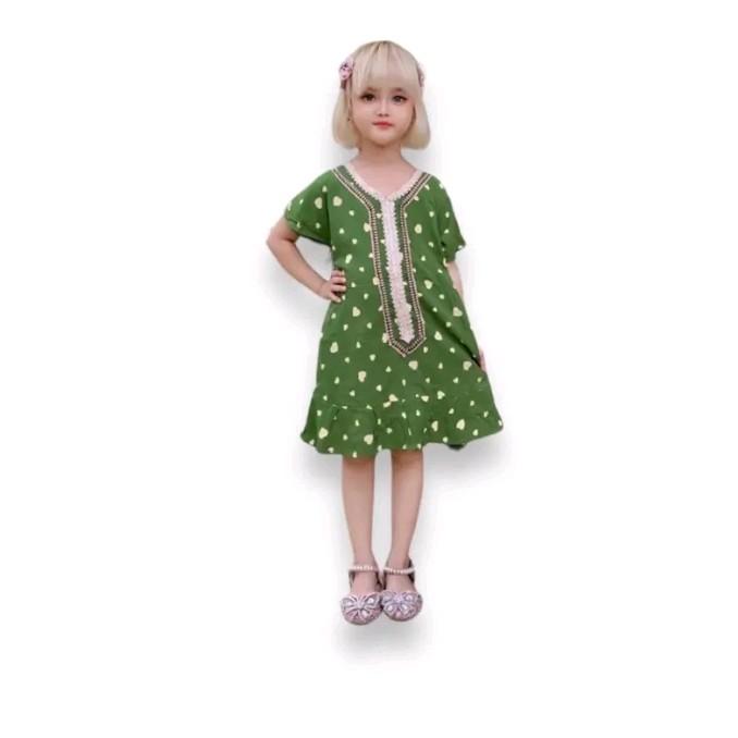 PAKET 5 PCS DASTER ANAK PAKISTAN 1-6 TH daster anak renda daster anak perempuan daster anak anak 3