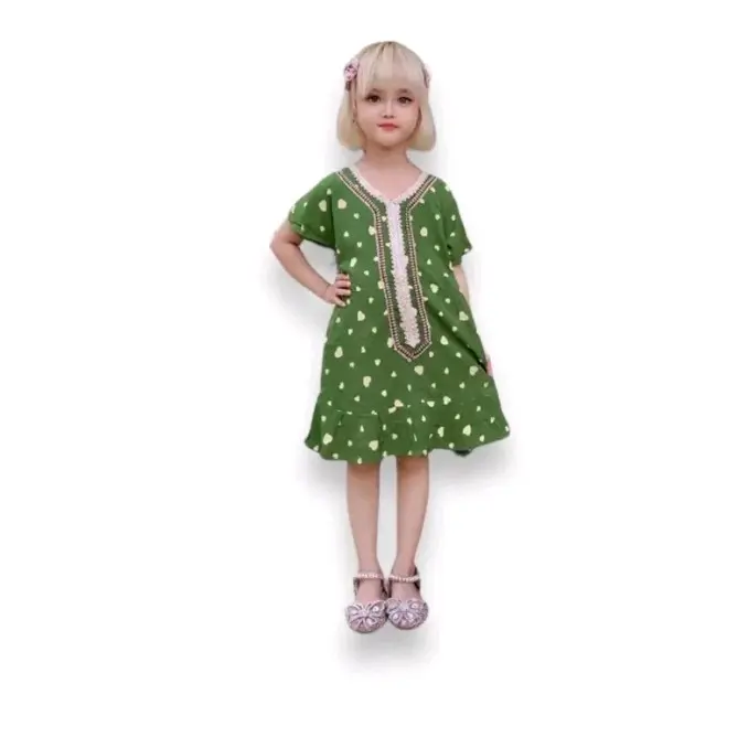 PAKET 5 PCS DASTER ANAK PAKISTAN 1-6 TH daster anak renda daster anak perempuan daster anak anak 2